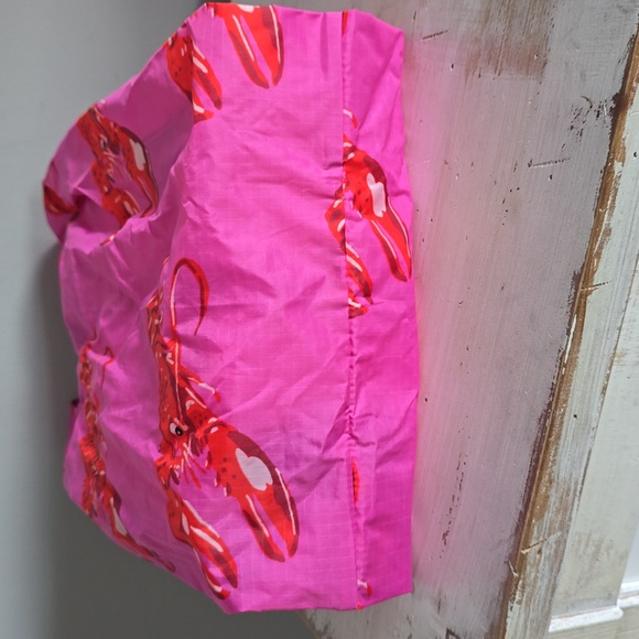 BAGGU Pink Lobster Reusable Tote - Picture 6 of 8